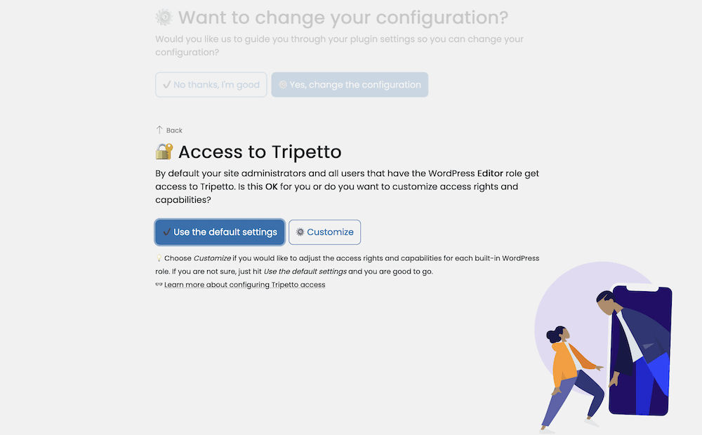 A screenshot of the Tripetto Onboarding Wizard.