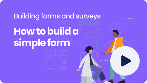 Visual thumbnail for the video 'How to build a simple form'