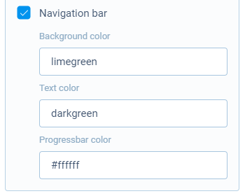 Screenshot of Styling settings for autoscroll form face in Tripetto
